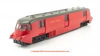 4D-011-101 Dapol Streamlined Railcar number 17 in BR Crimson livery with Express Parcels branding